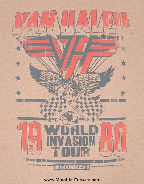 VAN HALEN  (�����󡦥إ����) World Invasion �֥��ɡ�����١������� �ԥ���ġʥԥ󥯡�
