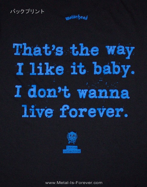 MOTORHEAD (�⡼�����إå�) Ace Of Spades Lyric �֥����������֡����ڡ��������å���  �ԥ����