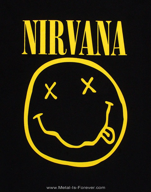 NIRVANA (�˥��������) Yellow Happy Face �֥����������ϥåԡ����ե������� �쥤�䡼��ĹµT�����
