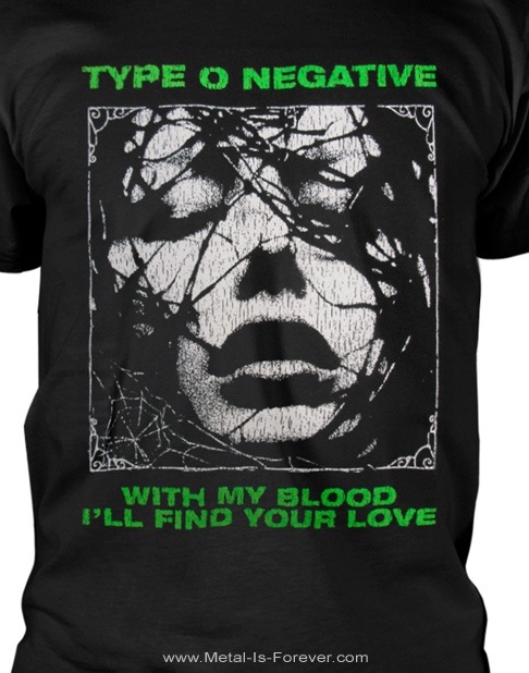 TYPE O NEGATIVE (�����ס��������ͥ��ƥ���) With My Blood �֥��������ޥ����֥�åɡ� �ԥ����
