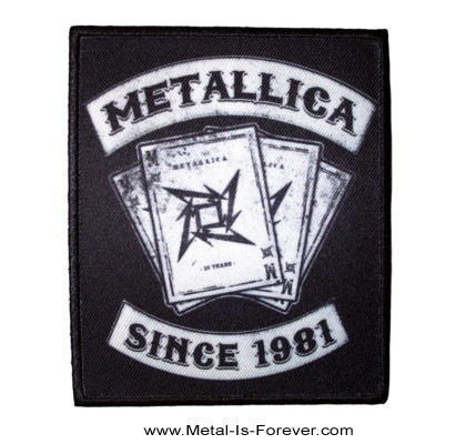 METALLICA (�᥿�ꥫ) 30th Anniversary Playing Card ��30��ǯ���ȥ��ס� ��åڥ�