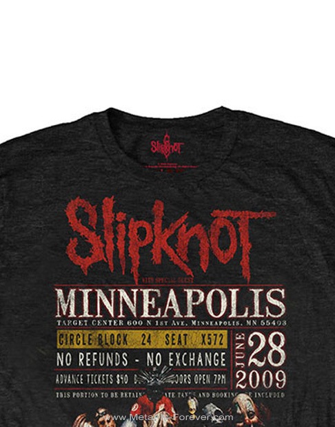 SLIPKNOT (åץΥå) MINNEAPOLIS '09 ֥ߥͥݥꥹ '09 ԥ