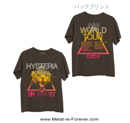 DEF LEPPARD (�ǥա���ѡ���) Hysteria World Tour �֥ҥ��ƥꥢ�����ɡ��ĥ����� �ԥ���ġʥ֥饦���