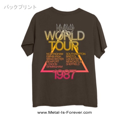 DEF LEPPARD (�ǥա���ѡ���) Hysteria World Tour �֥ҥ��ƥꥢ�����ɡ��ĥ����� �ԥ���ġʥ֥饦���