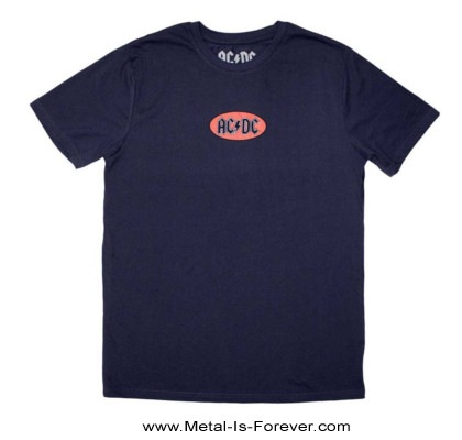 AC/DC (ǥ) Mini Oval Logo ֥ߥˡХ롦 Tġʥͥӡ֥롼