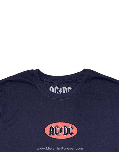 AC/DC (ǥ) Mini Oval Logo ֥ߥˡХ롦 Tġʥͥӡ֥롼