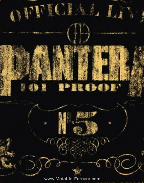 PANTERA (�ѥ�ƥ�) Official Live: 101 Proof �֥饤�������á� �ޥ��ͥå�
