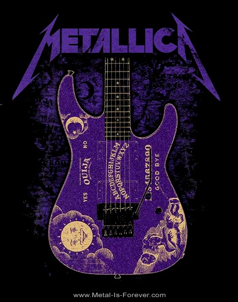 METALLICA (�᥿�ꥫ) Ouija Purple �֥������㡦�ѡ��ץ��T�����