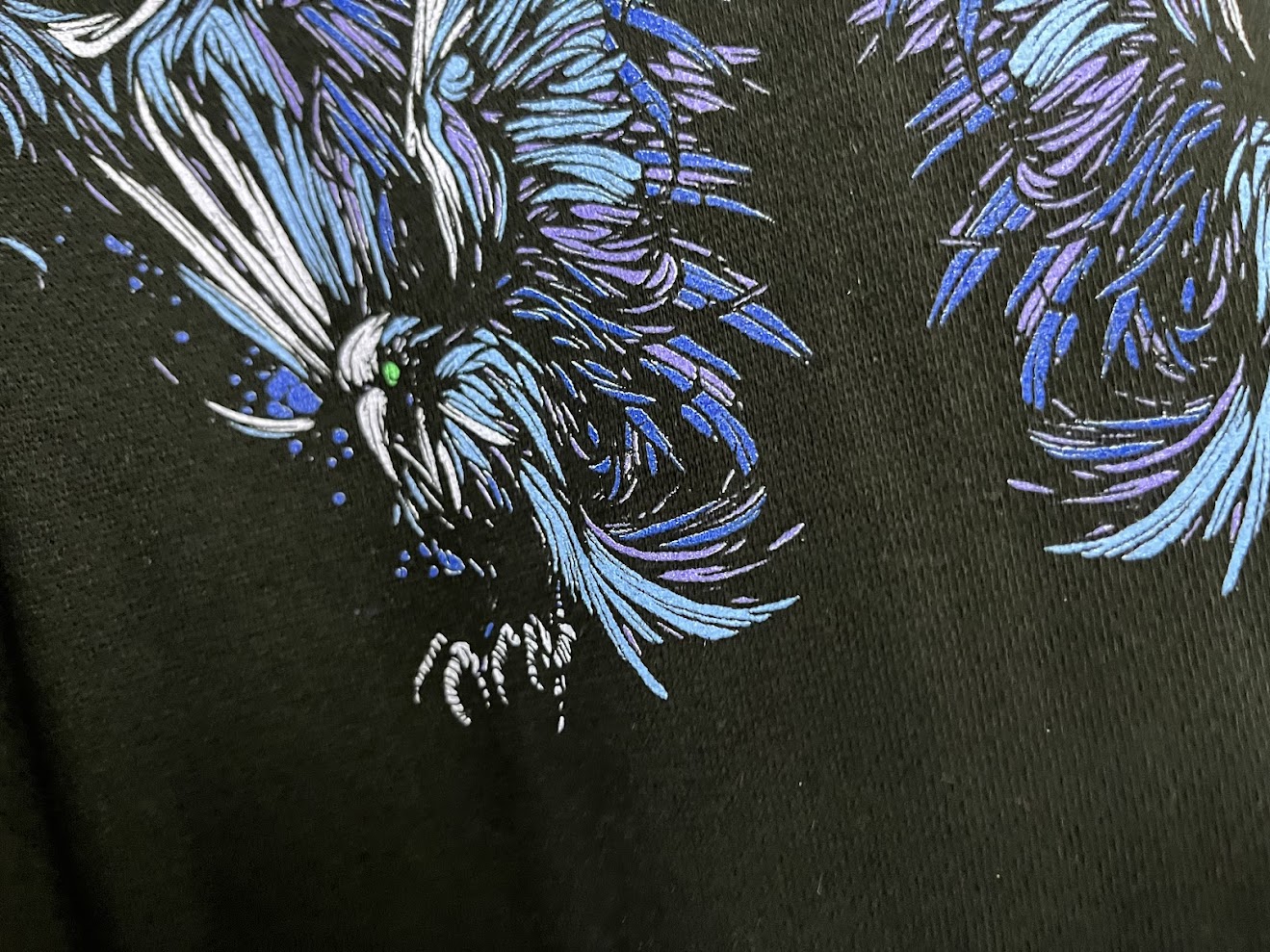 �ں߸ˤ����BRING ME THE HORIZON (�֥�󥰡��ߡ��������ۥ饤����) Blue Crow Wings �֥֥롼���������������󥰥��� ���åס��ѡ����� M������