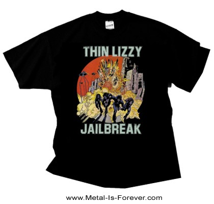 シン・リジィ フィル・ライノット 96年tribute 公演 Tシャツ THIN LIZZY -シン・リジィ- JAILBREAK EXPLOSION 「脱獄・エクスプロー