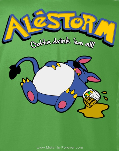 ALESTORM -�����륹�ȡ���- GOTTA DRINK 'EM ALL �֥��å����ɥ�󥯡����ࡦ������� T�����