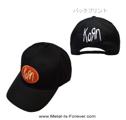 KORN (������) Oval Logo �֥��������롦������ �١����ܡ��륭��å�