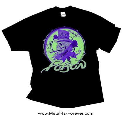POISON (ポイズン) Smoking Skull 「スモーキング・スカル」 Tシャツ 