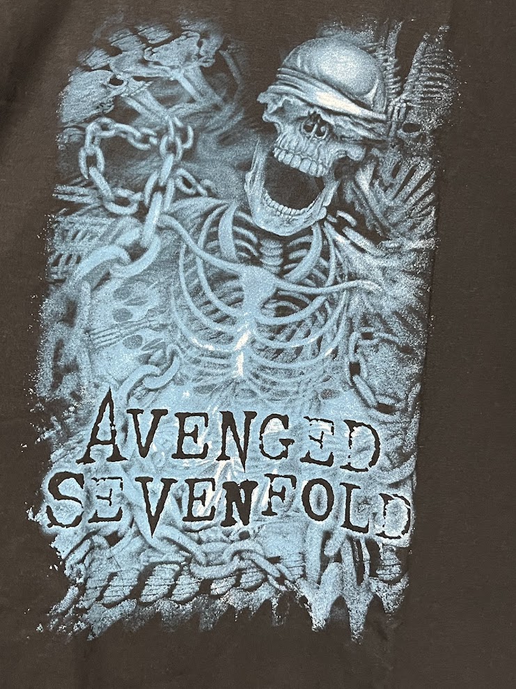 �ں߸ˤ����AVENGED SEVENFOLD (�������󥸥ɡ�������ե������) CHAINED SKELETON �֥�������ɡ�������ȥ�� Ĺµ�ԥ���� L�������ڥ��쥯�����������ƥ��