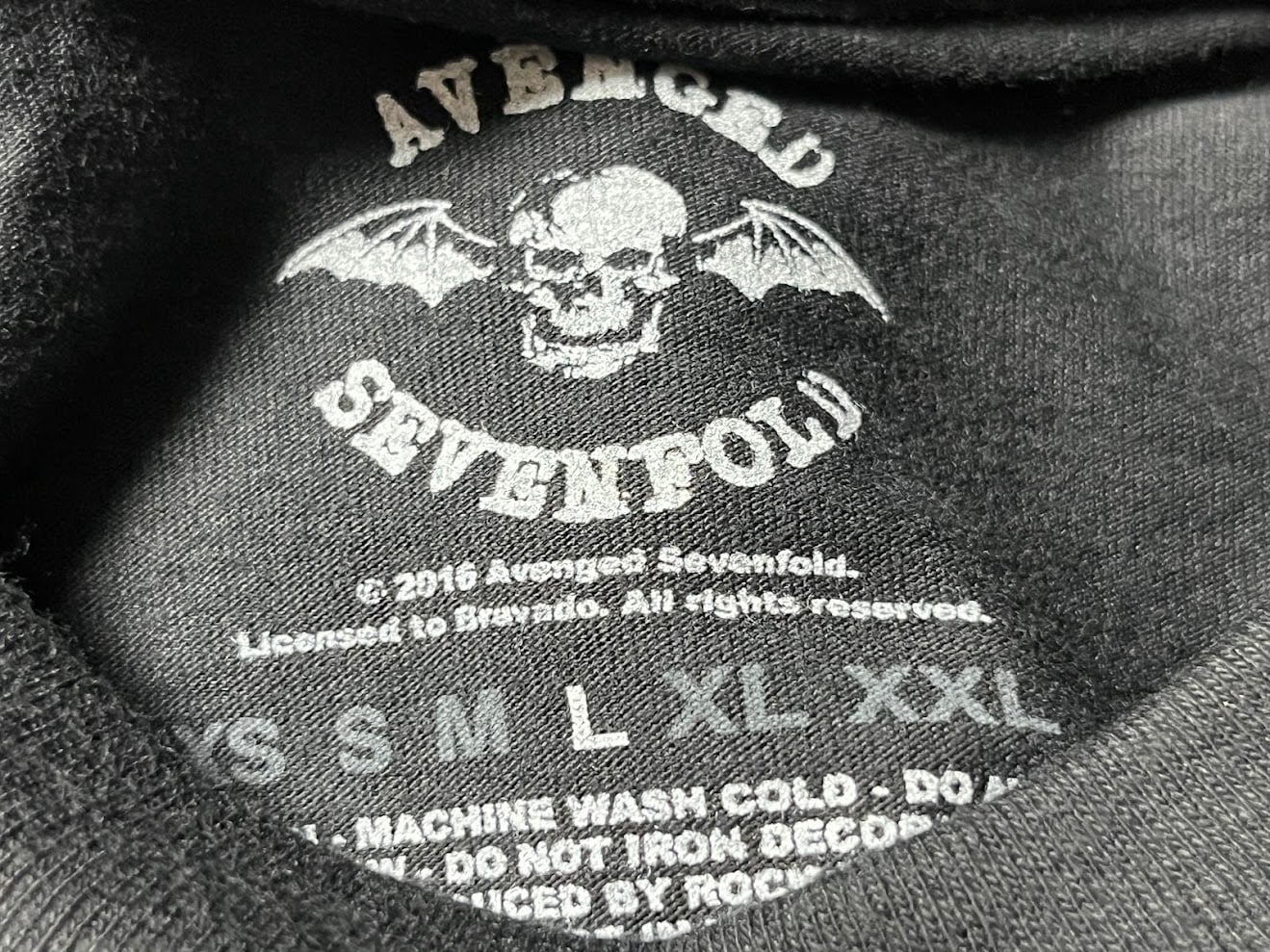 �ں߸ˤ����AVENGED SEVENFOLD (�������󥸥ɡ�������ե������) CHAINED SKELETON �֥�������ɡ�������ȥ�� Ĺµ�ԥ���� L�������ڥ��쥯�����������ƥ��