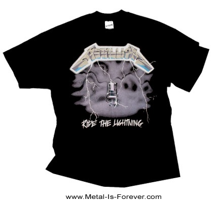 メタリカ オフィシャル ライドザライトニング Tシャツ バンドTシャツ バンT METALLICA -メタリカ- RIDE THE LIGHTNING 「ライド・ザ・ライトニング