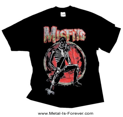 MISFITS -ミスフィッツ- SKELETON 「スケルトン」 Tシャツ｜メタルT