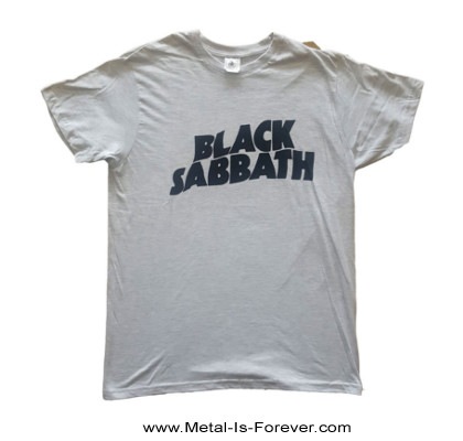 BLACK SABBATH (�֥�å������Х�) BLACK WAVY LOGO �֥֥�å����������ӡ��������� T����ġʥ��졼��