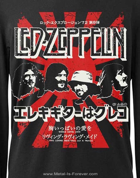 LED ZEPPELIN (��åɡ��ĥ��åڥ��) JAPANESE BURST �֥���ѥˡ������С����ȡ� Ĺµ�ԥ����