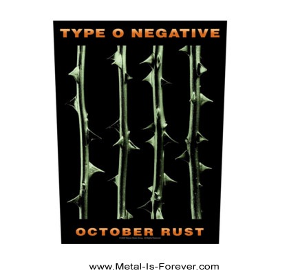 TYPE O NEGATIVE (�����ס��������ͥ��ƥ���) OCTOBER RUST �֥����ȡ��С����饹�ȡ� �Хå��ѥå�