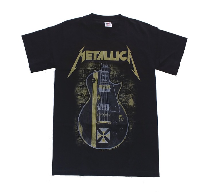 �ں߸�ͭ�꾦�ʡ�METALLICA -�᥿�ꥫ- JAMES HETFIELD IRON CROSS GUITAR �֥������ॺ���إåȥե�����ɡ��������󡦥���������������  T����� S������