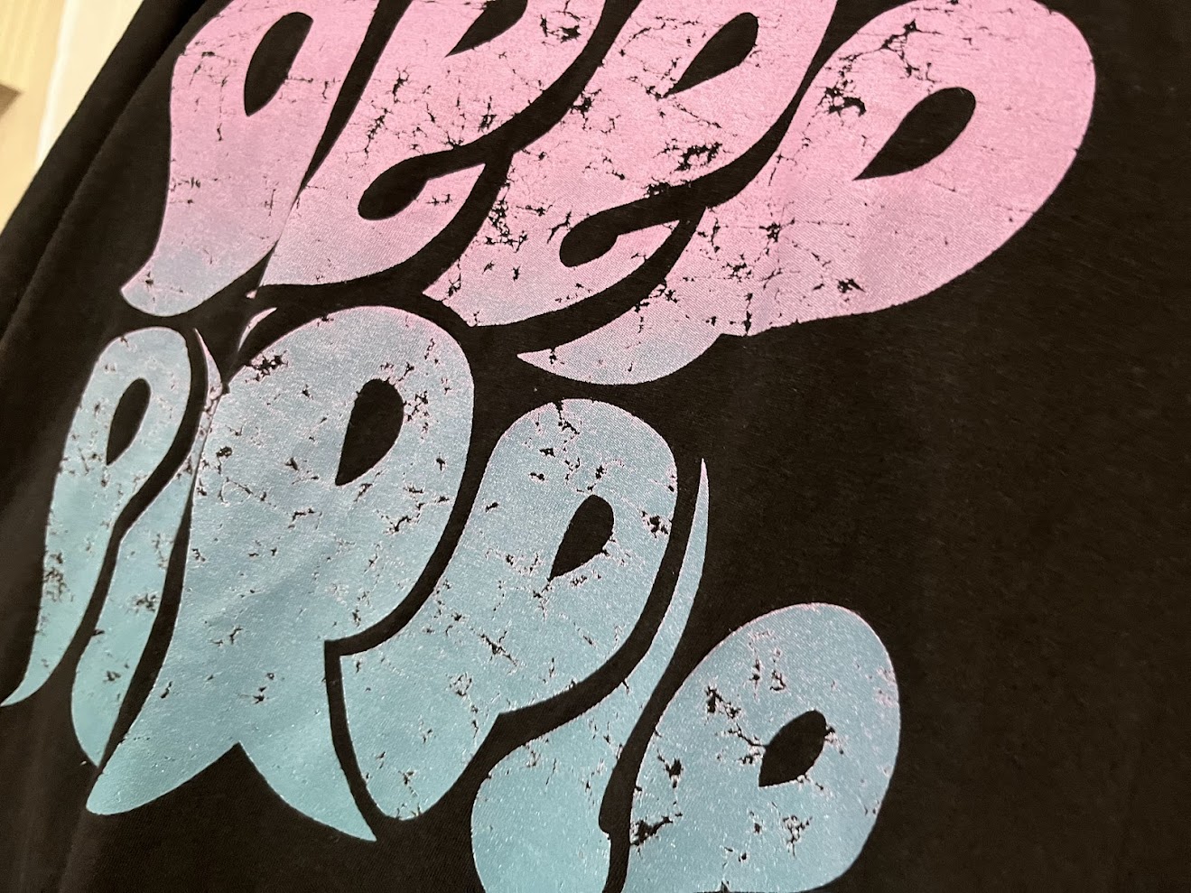�ں߸ˤ����DEEP PURPLE (�ǥ����ס��ѡ��ץ�) Bubble Logo �֥Х֥뎥������ T����� M��������L������������