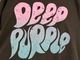 �ں߸ˤ����DEEP PURPLE (�ǥ����ס��ѡ��ץ�) Bubble Logo �֥Х֥뎥������ T����� M��������L������������