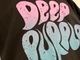 �ں߸ˤ����DEEP PURPLE (�ǥ����ס��ѡ��ץ�) Bubble Logo �֥Х֥뎥������ T����� M��������L������������