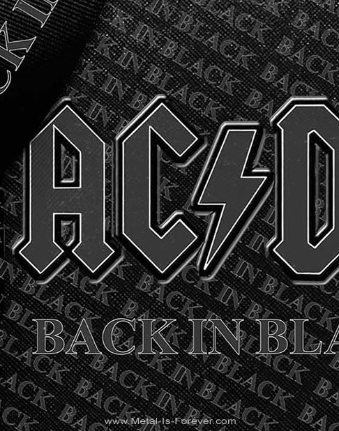 AC/DC (�����������ǥ�������) Back In Black �֥Хå������󎥥֥�å��� �ܥǥ��Хå�