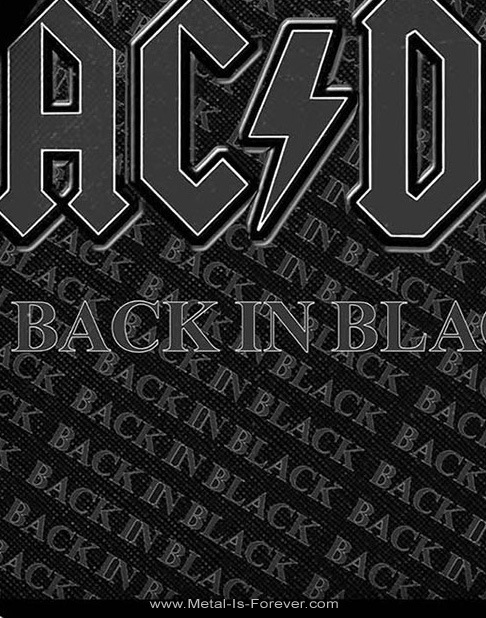 AC/DC (�����������ǥ�������) Back In Black �֥Хå������󎥥֥�å��� �ܥǥ��Хå�