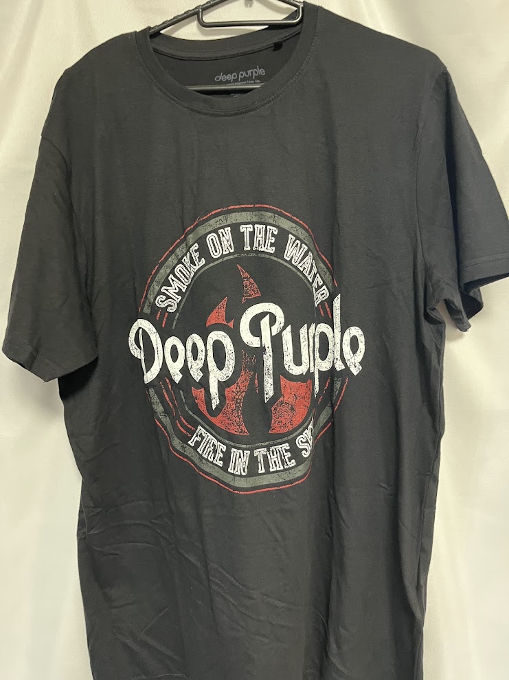 �ں߸ˤ����DEEP PURPLE (�ǥ����ס��ѡ��ץ�) SMOKE ON THE WATER �֥��⡼�������󡦥��������������ץ������� T����� S��������L������������