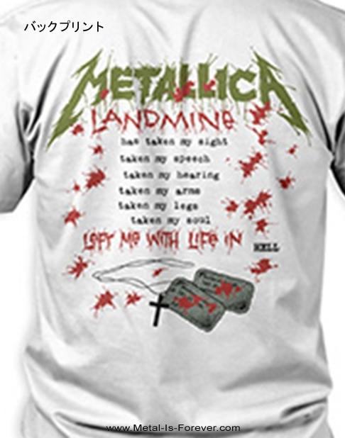METALLICA (�᥿�ꥫ) One Landmine �֥�󡦥��ɥޥ���� T����ġ����