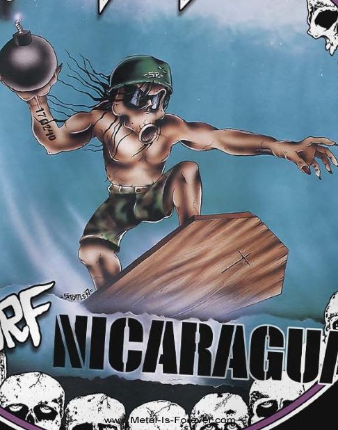Sacred Reich (��������åɡ��饤��) Surf Nicaragua�֥����ա��˥��饰���� T�����