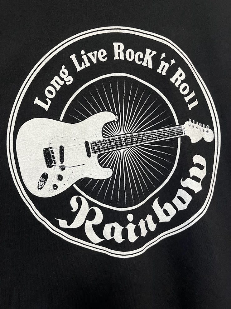 �ں߸ˤ����RAINBOW (�쥤��ܡ�) Long Live Rock 'N' Roll Guitar �֥��󥰡���������å��󡦥����롦�������� T�����  XL�������ڥ��쥯�����������ƥ��