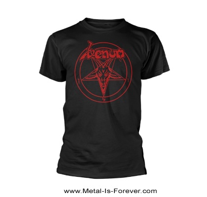 VENOM (�����Υ�) Baphomet Pentagram �֥Хե���åȡ��ڥ󥿥����ץ�å� T�����