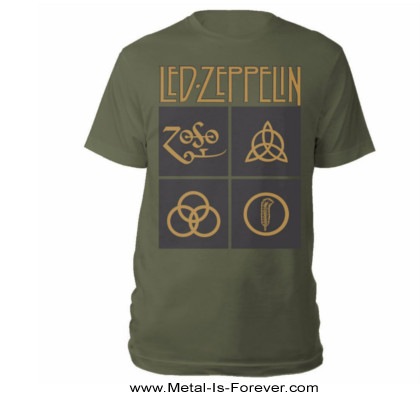 LED ZEPPELIN -åɡĥåڥ- SYMBOLS IN BLACK SQUARE  ֥ܥ롦󡦥֥å Tġʥ꡼֡