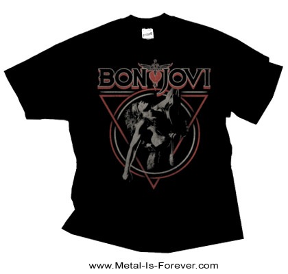 BON JOVI (�ܥ󡦥������) TRIANGLE OVERLAP �֥ȥ饤���󥰥롦�����С���åס� T�����