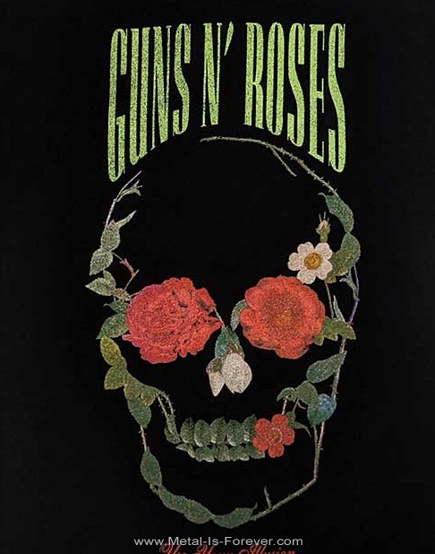 GUNS N' ROSES (���󥺡�����ɡ���������) Rose Skull �֥�������������� �ԥ����