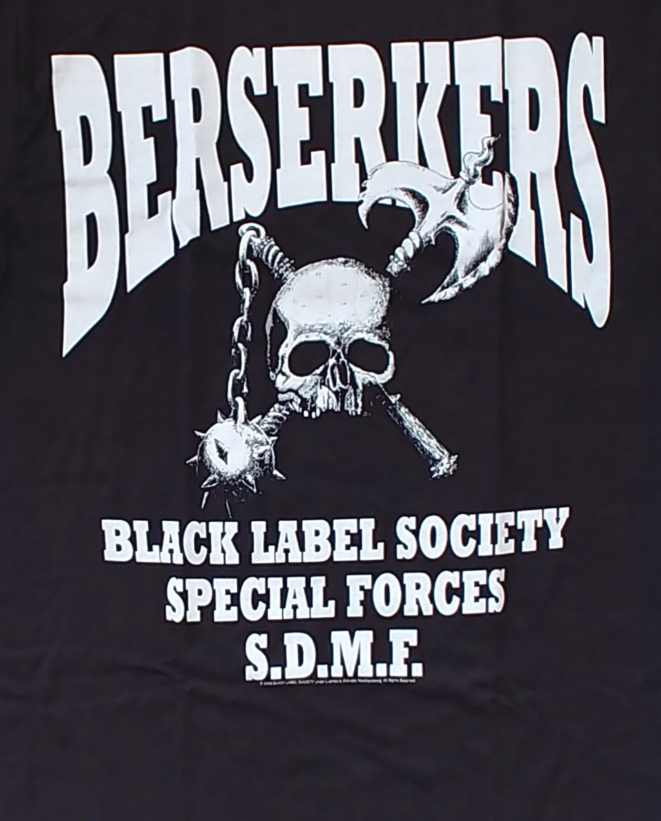 �ں߸�ͭ�꾦�ʡ�BLACK LABEL SOCIETY -�֥�å����졼�٥롦���������ƥ�- BERSERKERS �֥С������������� Ĺµ�ԥ���� M�������ڥ��쥯�����������ƥ��