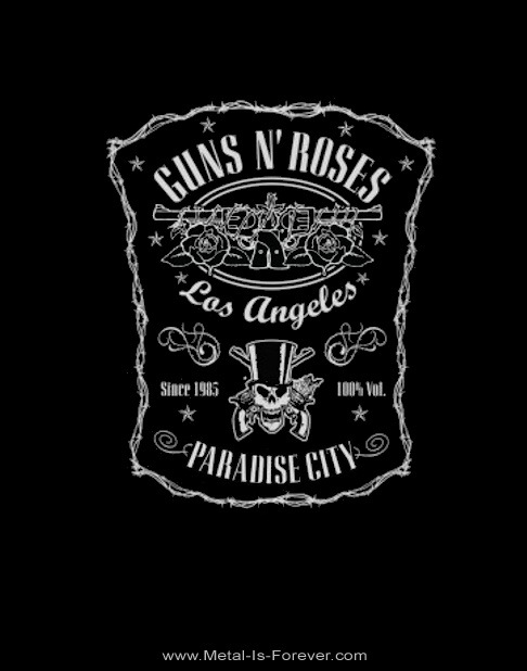 GUNS N' ROSES -���󥺡�����ɡ���������- PARADISE CITY LABEL �֥ѥ�����������ƥ�����٥�� ���󥯥ȥå�