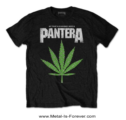 BATCAVE 大麻 マリファナ Tシャツ パンテラ PANTERA PANTERA (パンテラ) WHISKEY 'N WEED 「ウィスキー・アンド・ウィード