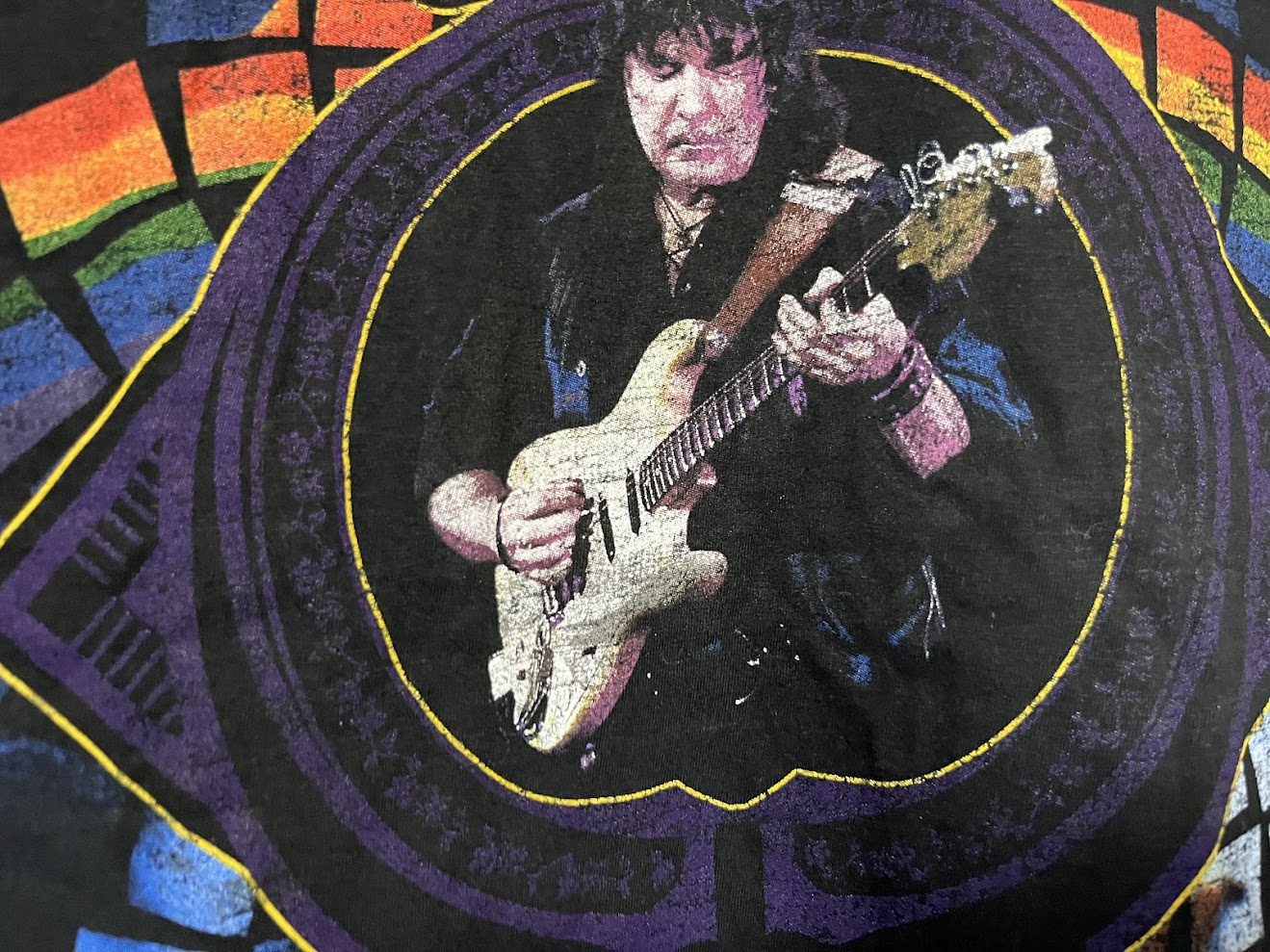 �ں߸ˤ����RAINBOW (�쥤��ܡ�) RITCHIE BLACKMORE �֥�å������֥�å��⥢�� 2018ǯ�ĥ��� T�����  L�������ڥ��쥯�����������ƥ��