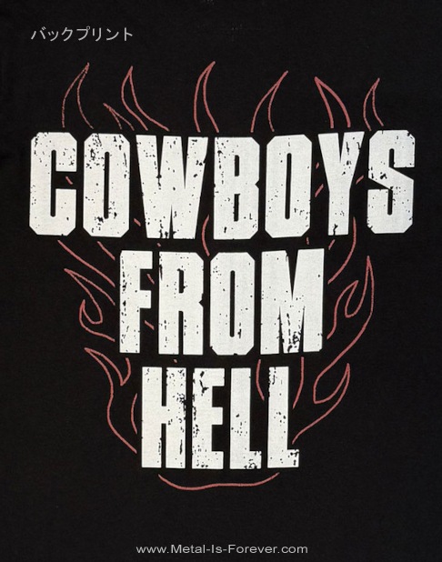PANTERA (�ѥ�ƥ�) Cowboys From Hell �֥����ܡ��������ե��ࡦ�إ�ץե쥤�ॹ T�����