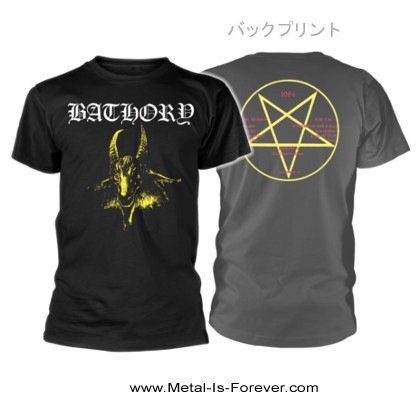 BATHORY (�Х��꡼) Goat Yellow �֥����ȡ����������� T�����