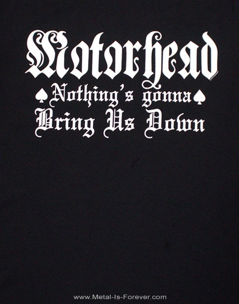 MOTORHEAD (�⡼�����إå�) Nothing's Gonna Bring Us Down �֥ʥå��󥰥������ʡ��֥�󥰡�������������� �ԥ����