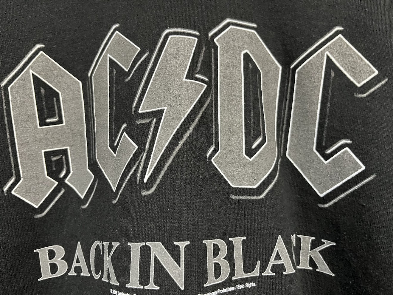 �������꾦�ʡ�AC/DC (�����������ǥ�������) BACK IN BLACK �֥Хå������󡦥֥�å��� �ѡ����� M������