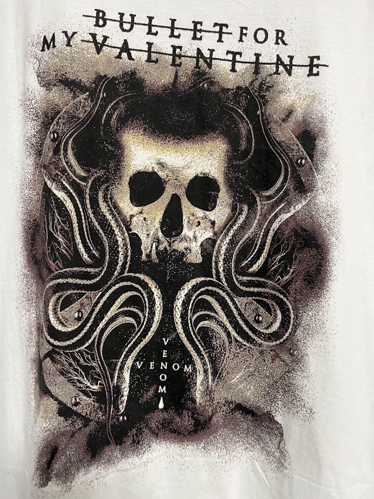�ں߸ˤ����BULLET FOR MY VALENTINE (�֥�åȡ��ե������ޥ���������󥿥���) SNAKES & SKULL �֥��͡���������ɡ�������� T����ġ���� XL�������ڥ��쥯�����������ƥ��