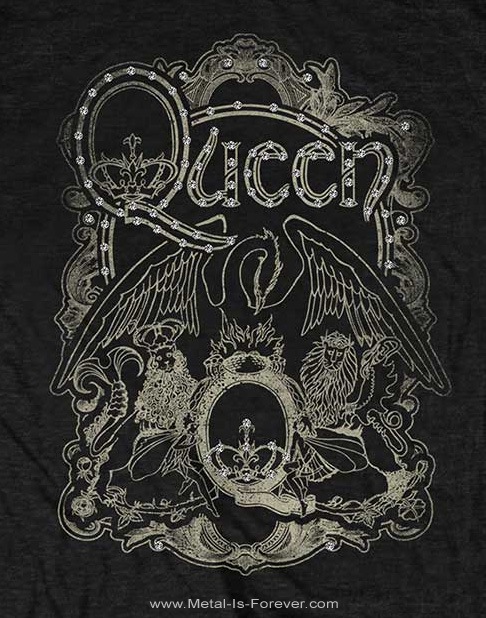 QUEEN (��������) Ornate Crest �֥����ͥ��ȡ����쥹�ȡ� T����ġʥ饤�󥹥ȡ����