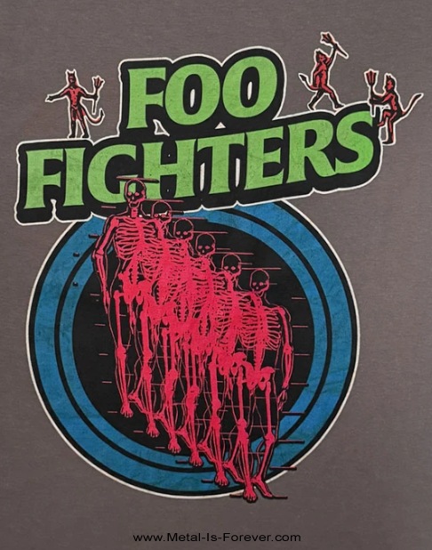 FOO FIGHTERS (�ա����ե���������) Skeleton Repeat�֥�����ȥ󡦥�ԡ��ȡ� T����ġʥ��㥳���롦���졼��