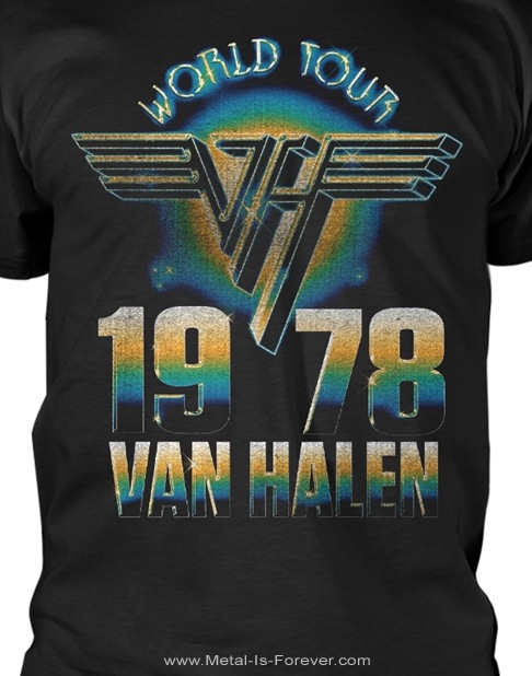 VAN HALEN  (�����󡦥إ����) WORLD TOUR '78 �֥��ɡ��ĥ�����1978�� �ԥ���� ver.2